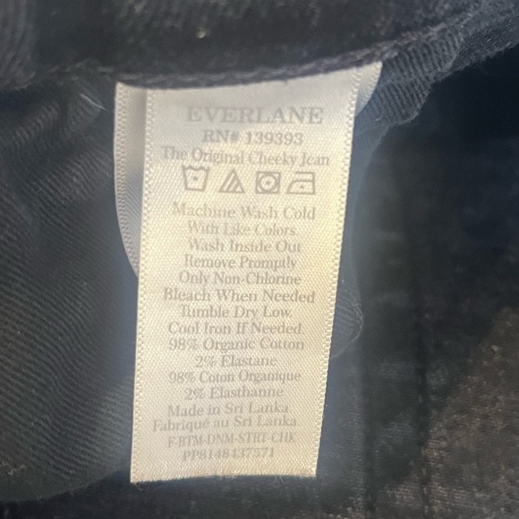 EVERLANE Black Original Cheeky Jean - Picture 4 of 4